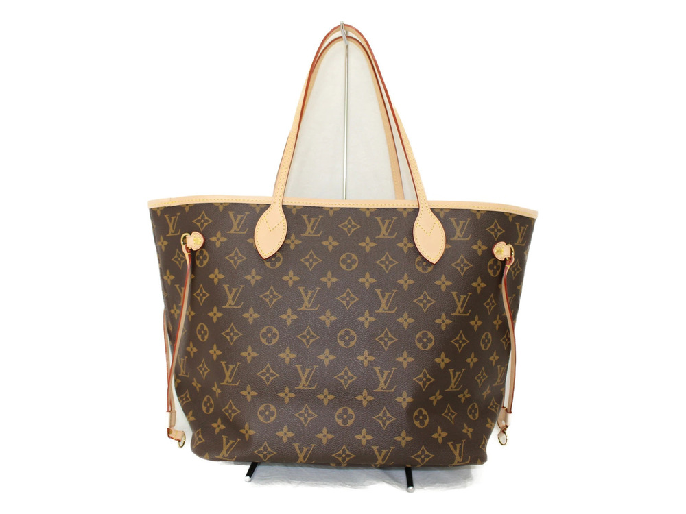 Louis Vuitton Handbag Pivoine Tote Bag Canvas Neverfull LV Pink Brown